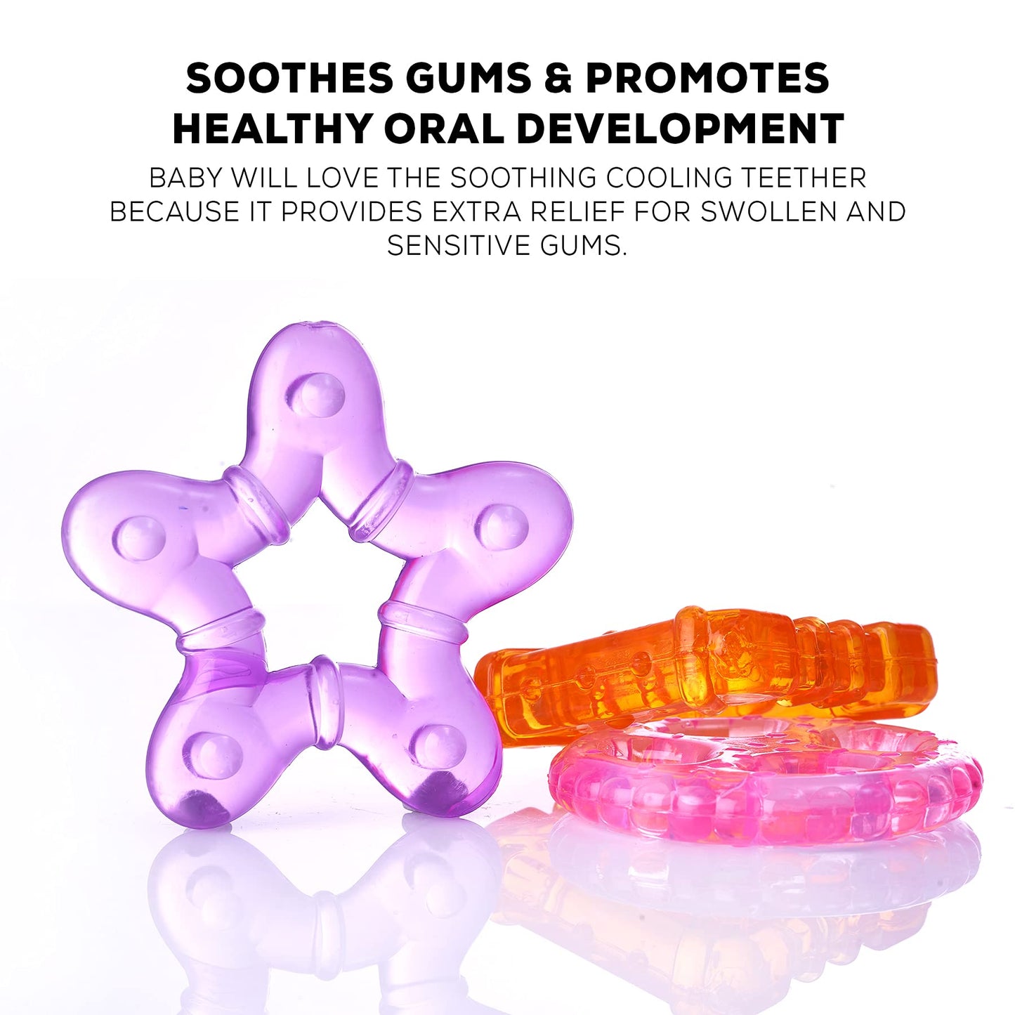 Baybee Natural BPA-Free Silicon Teether for Babies